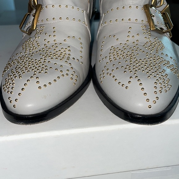 IMMACULATE Chloe Susanna Short Studded Boots Sz 37.5 - Picture 7 of 14